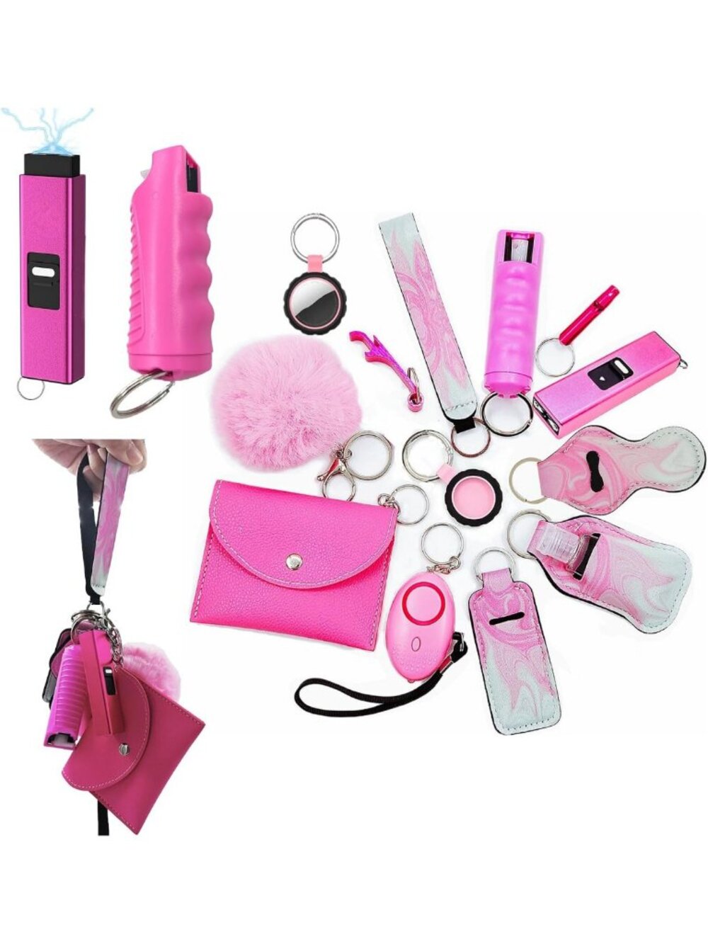 Stylish Gift Set for Women: Card Holder & Wristlet Lanyard - Perfect for Any